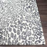 Mercer41 Caleal Animal Print Handmade Tufted Wool Gray Area Rug